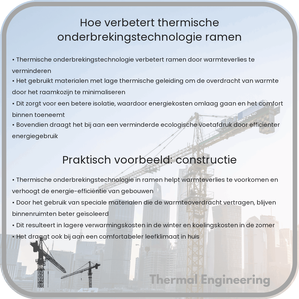 Hoe verbetert thermische onderbrekingstechnologie ramen?