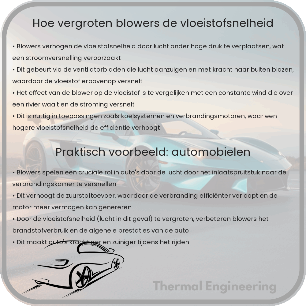 Hoe Vergroten Blowers de Vloeistofsnelheid?