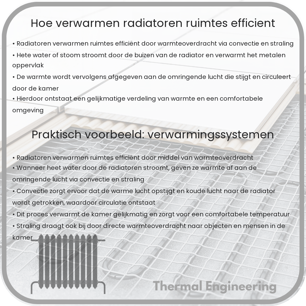 Hoe Verwarmen Radiatoren Ruimtes Efficiënt?