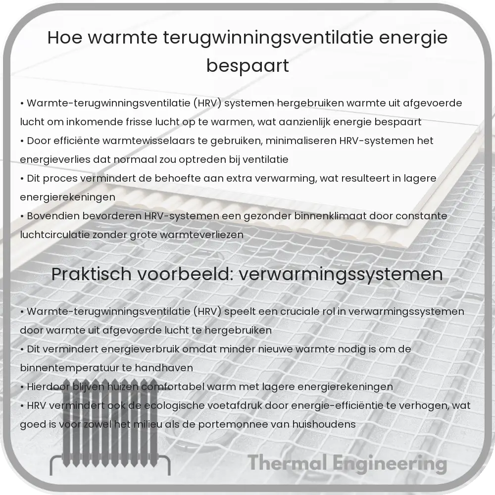 Hoe warmte-terugwinningsventilatie energie bespaart