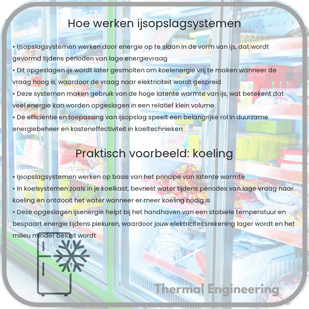 Hoe werken ijsopslagsystemen?