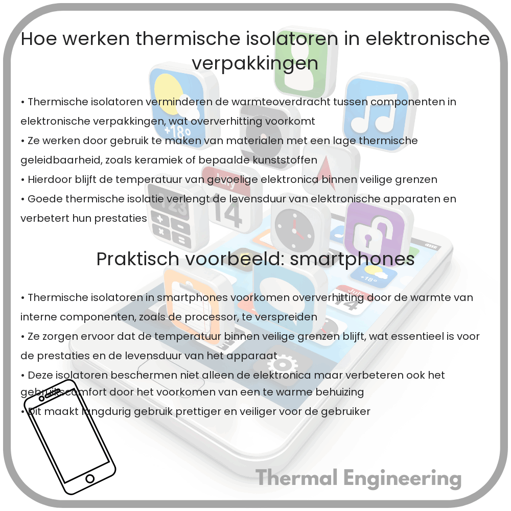 Hoe werken thermische isolatoren in elektronische verpakkingen?