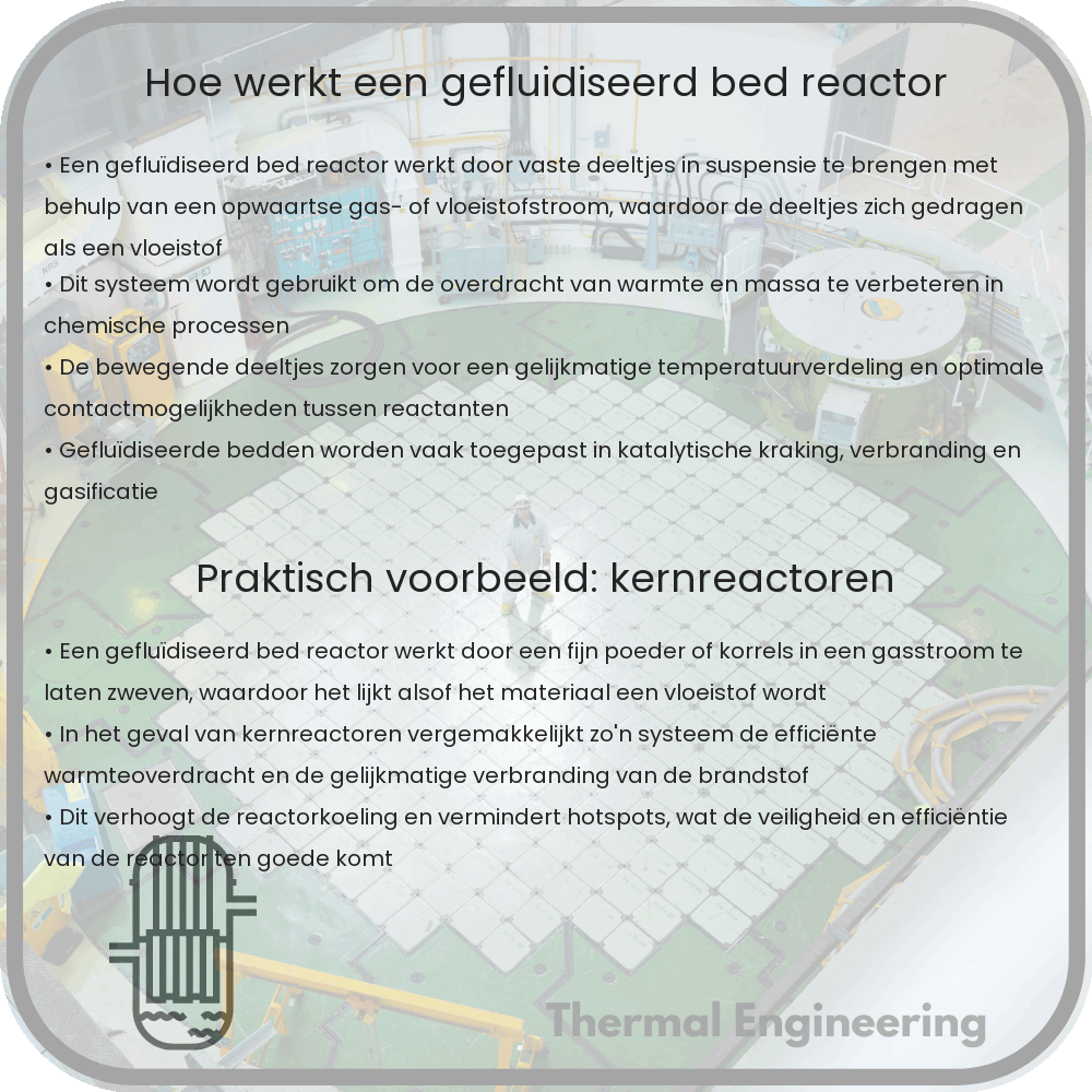 Hoe werkt een gefluïdiseerd bed reactor