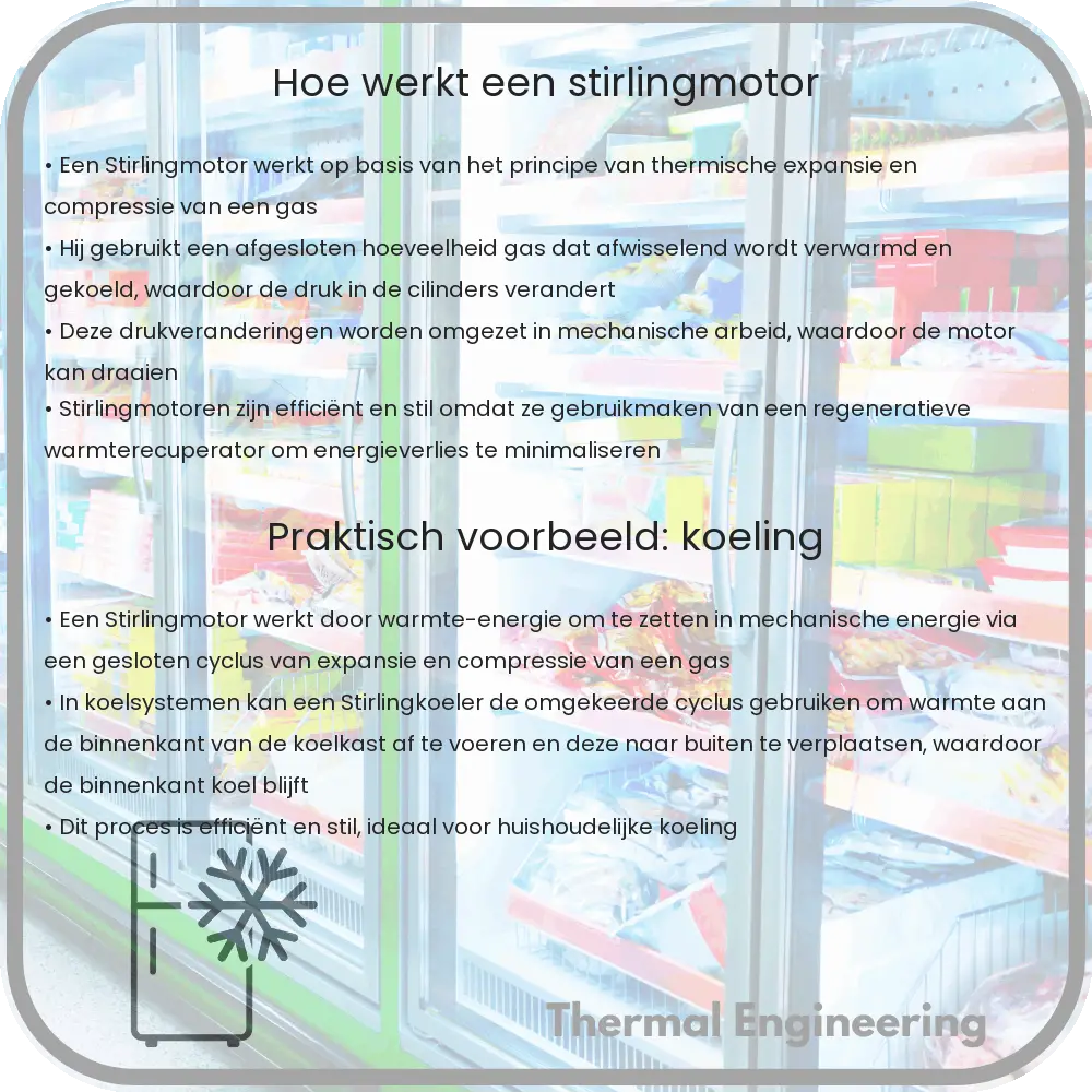 Hoe werkt een Stirlingmotor?