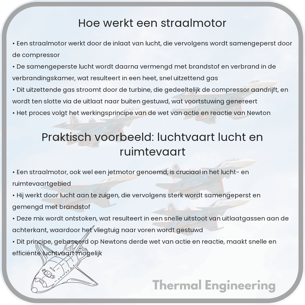 Hoe werkt een straalmotor