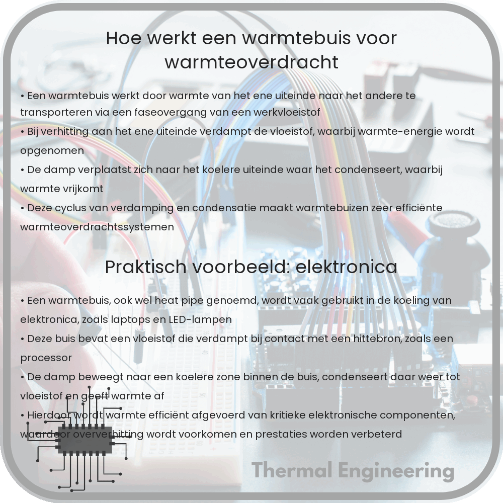 Hoe werkt een warmtebuis voor warmteoverdracht