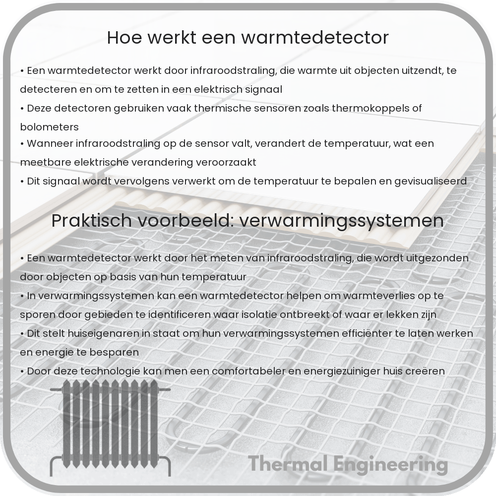 Hoe werkt een warmtedetector