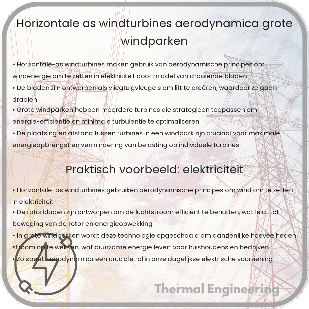 Horizontale-as windturbines | Aerodynamica & Grote Windparken
