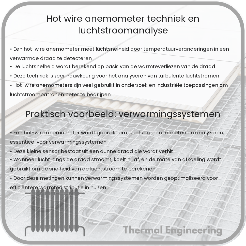 Hot-wire Anemometer: Techniek en Luchtstroomanalyse