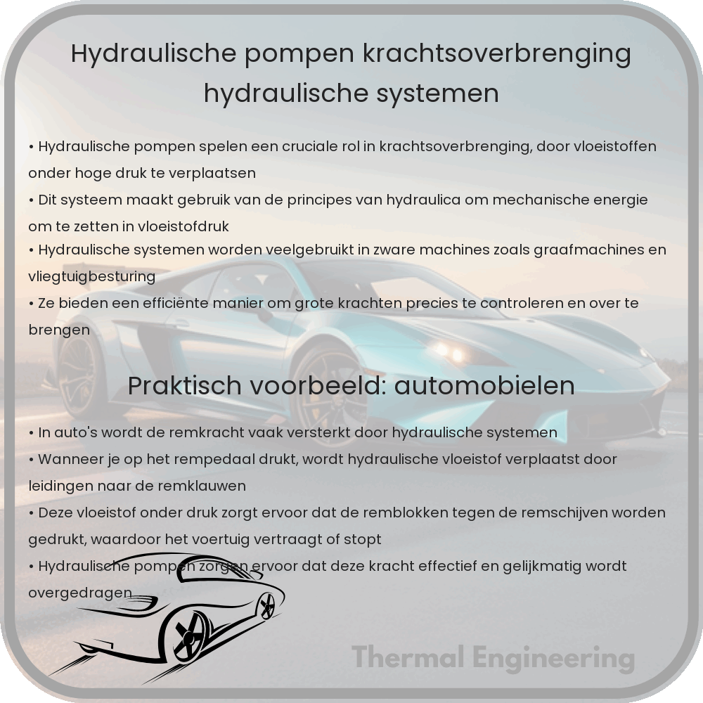 Hydraulische Pompen | Krachtsoverbrenging & Hydraulische Systemen