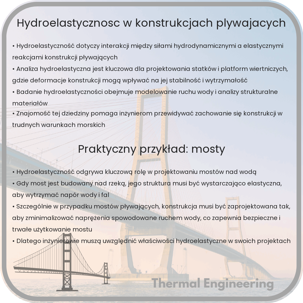 Hydroelastyczność w konstrukcjach pływających