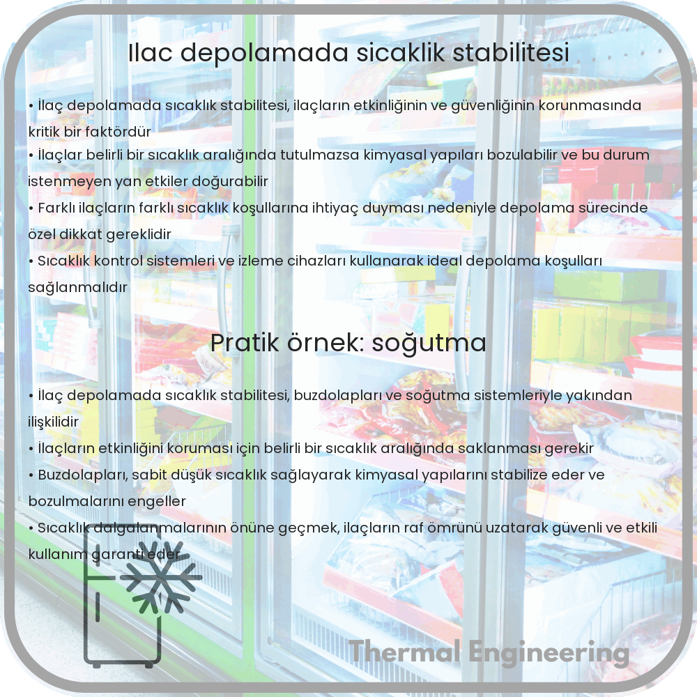İlaç Depolamada Sıcaklık Stabilitesi