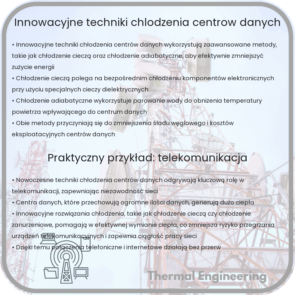 Innowacyjne techniki chłodzenia centrów danych