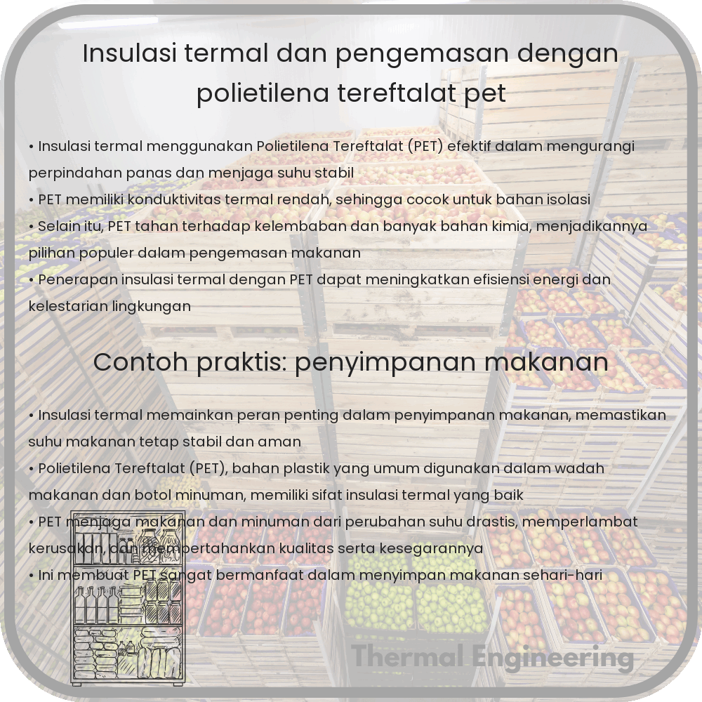 Insulasi Termal dan Pengemasan dengan Polietilena Tereftalat (PET)