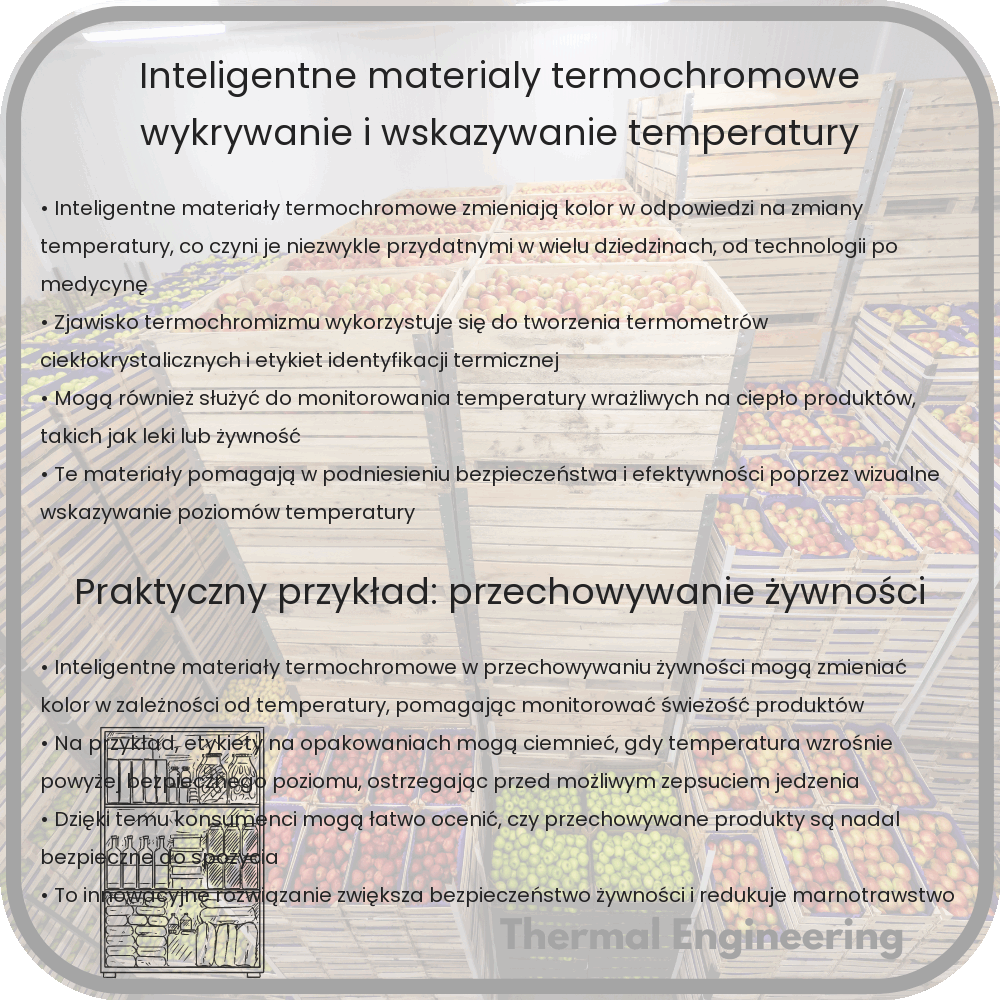Inteligentne Materiały Termochromowe | Wykrywanie i Wskazywanie Temperatury