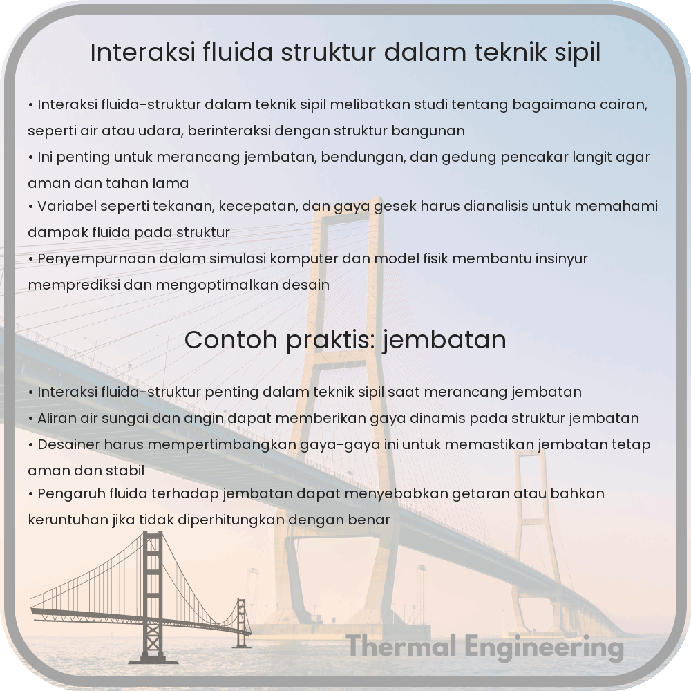 Interaksi Fluida-Struktur dalam Teknik Sipil