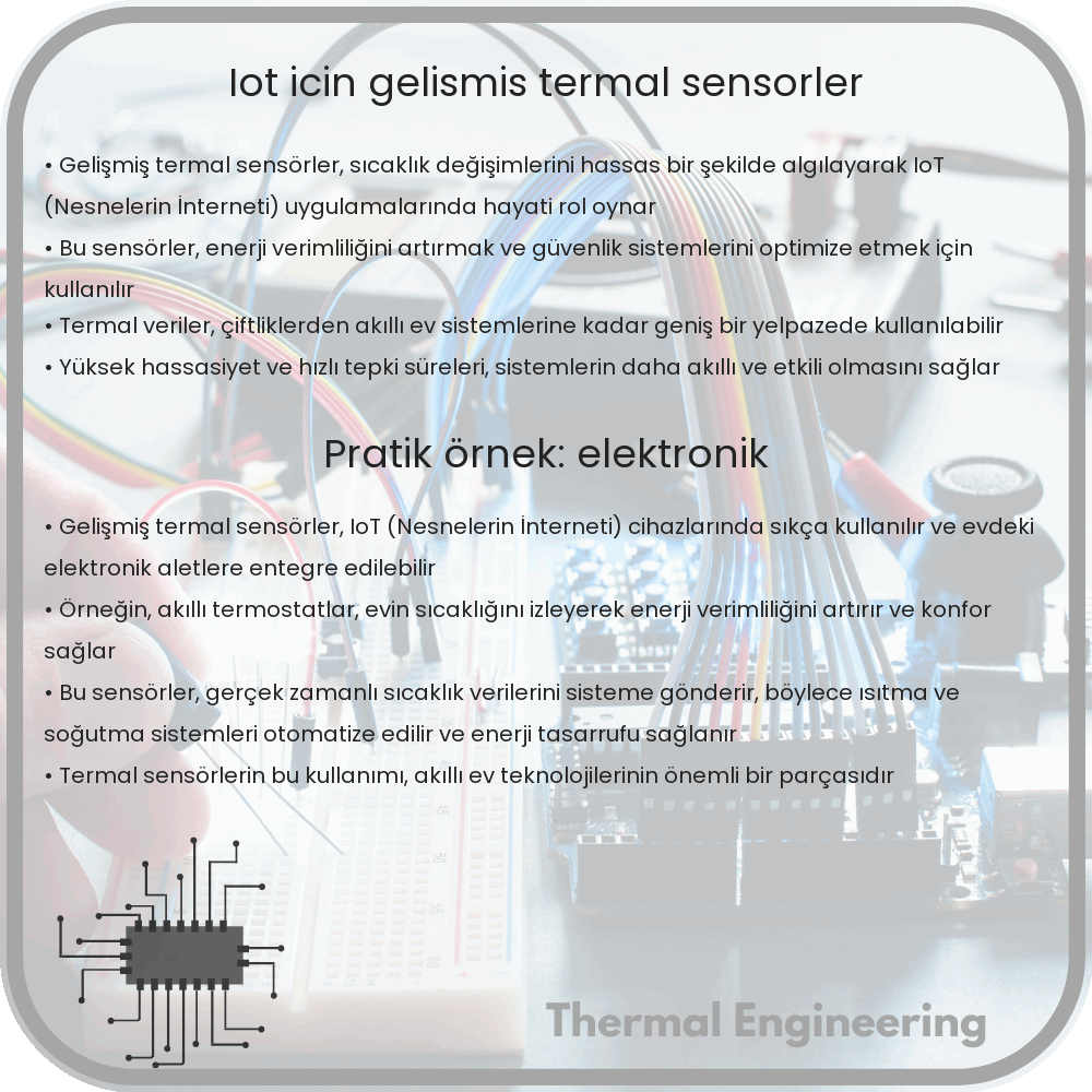 IoT için Gelişmiş Termal Sensörler