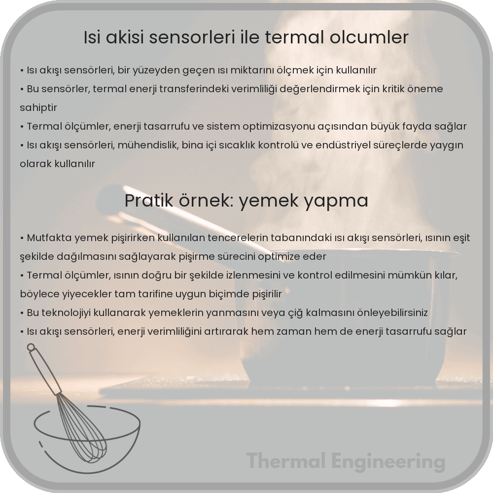 Isı Akışı Sensörleri ile Termal Ölçümler