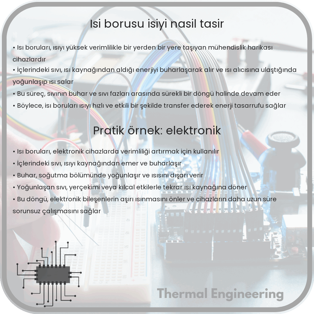 Isı Borusu Isıyı Nasıl Taşır?