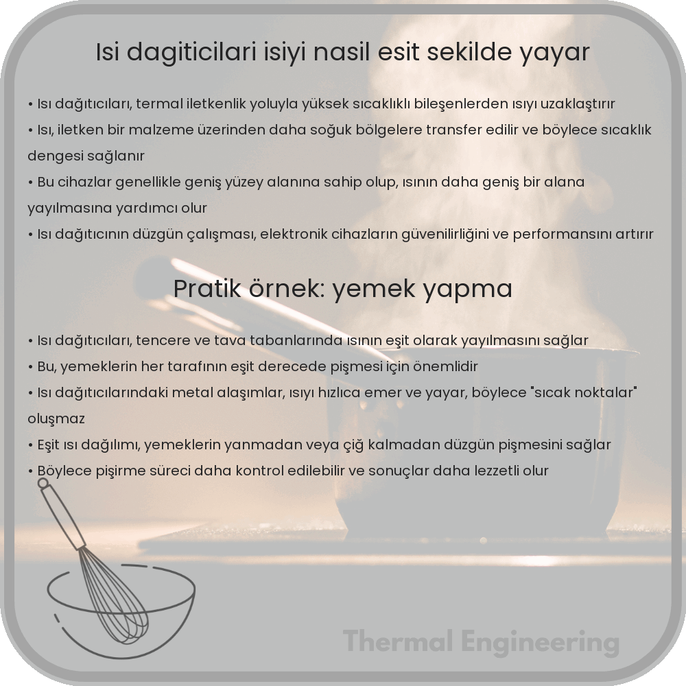 Isı Dağıtıcıları Isıyı Nasıl Eşit Şekilde Yayar?