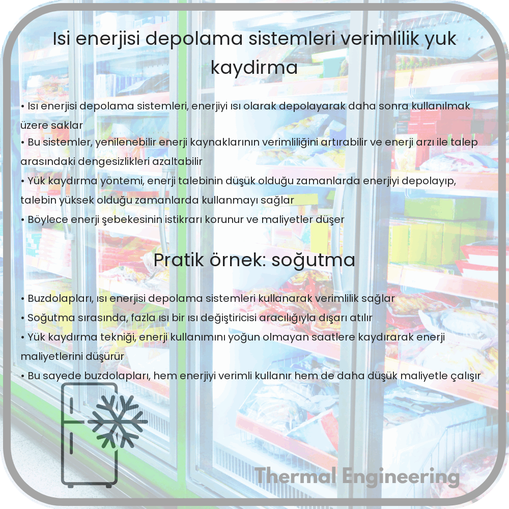 Isı Enerjisi Depolama Sistemleri | Verimlilik, Yük Kaydırma