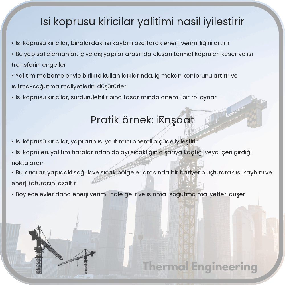 Isı Köprüsü Kırıcılar Yalıtımı Nasıl İyileştirir?