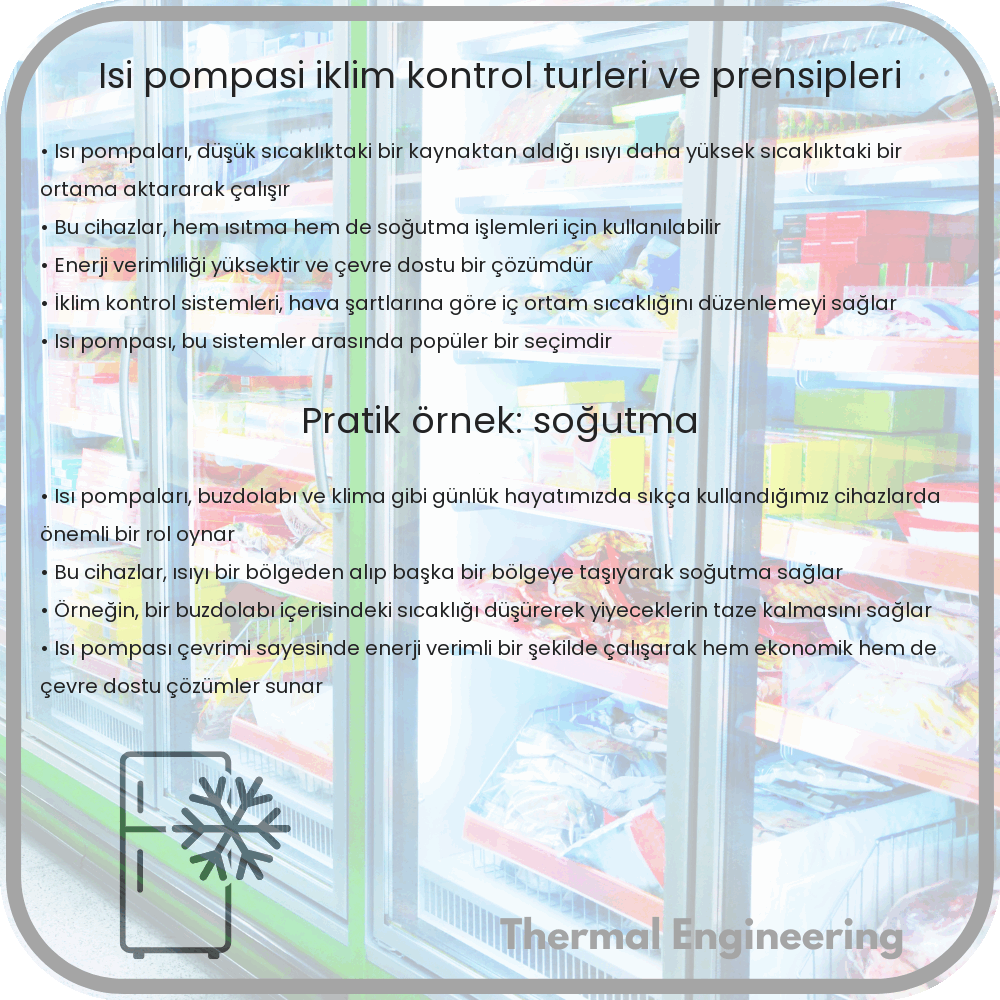 Isı Pompası | İklim Kontrol Türleri ve Prensipleri
