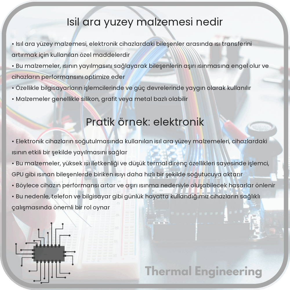 Isıl Ara Yüzey Malzemesi Nedir?
