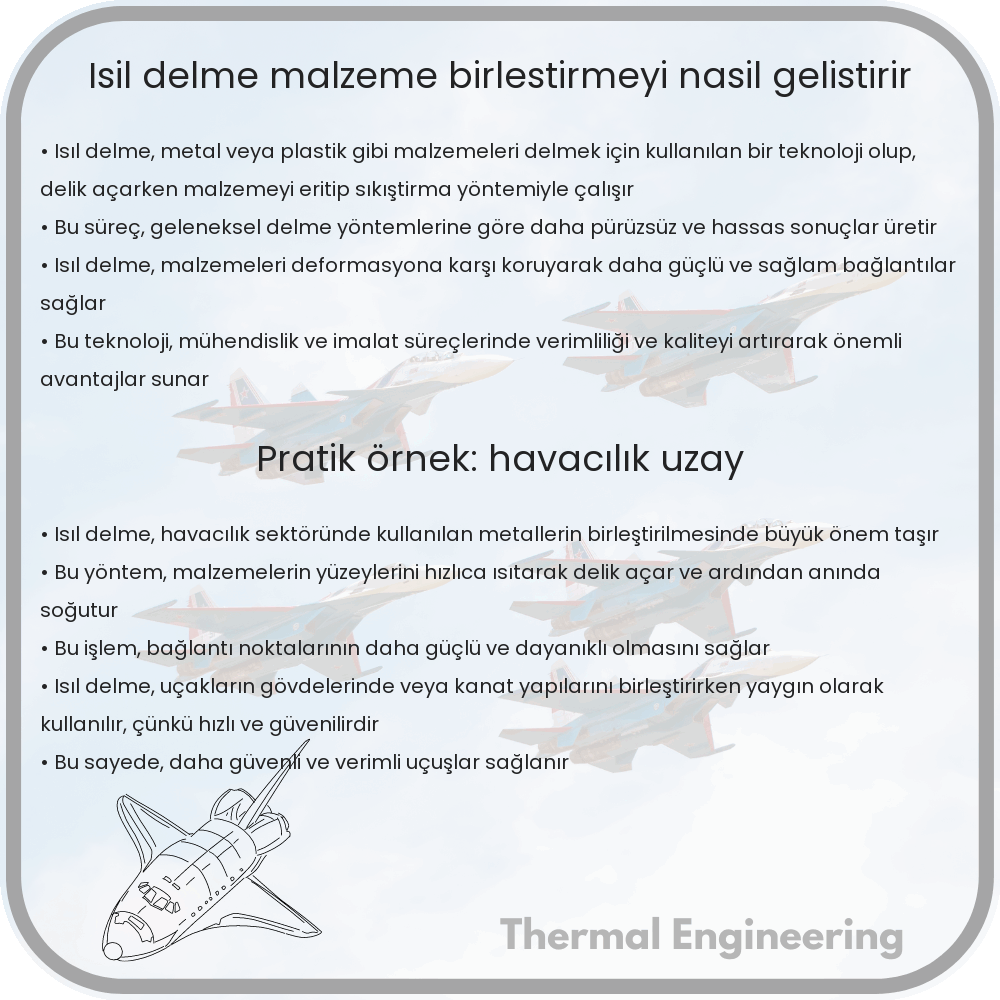 Isıl Delme: Malzeme Birleştirmeyi Nasıl Geliştirir?