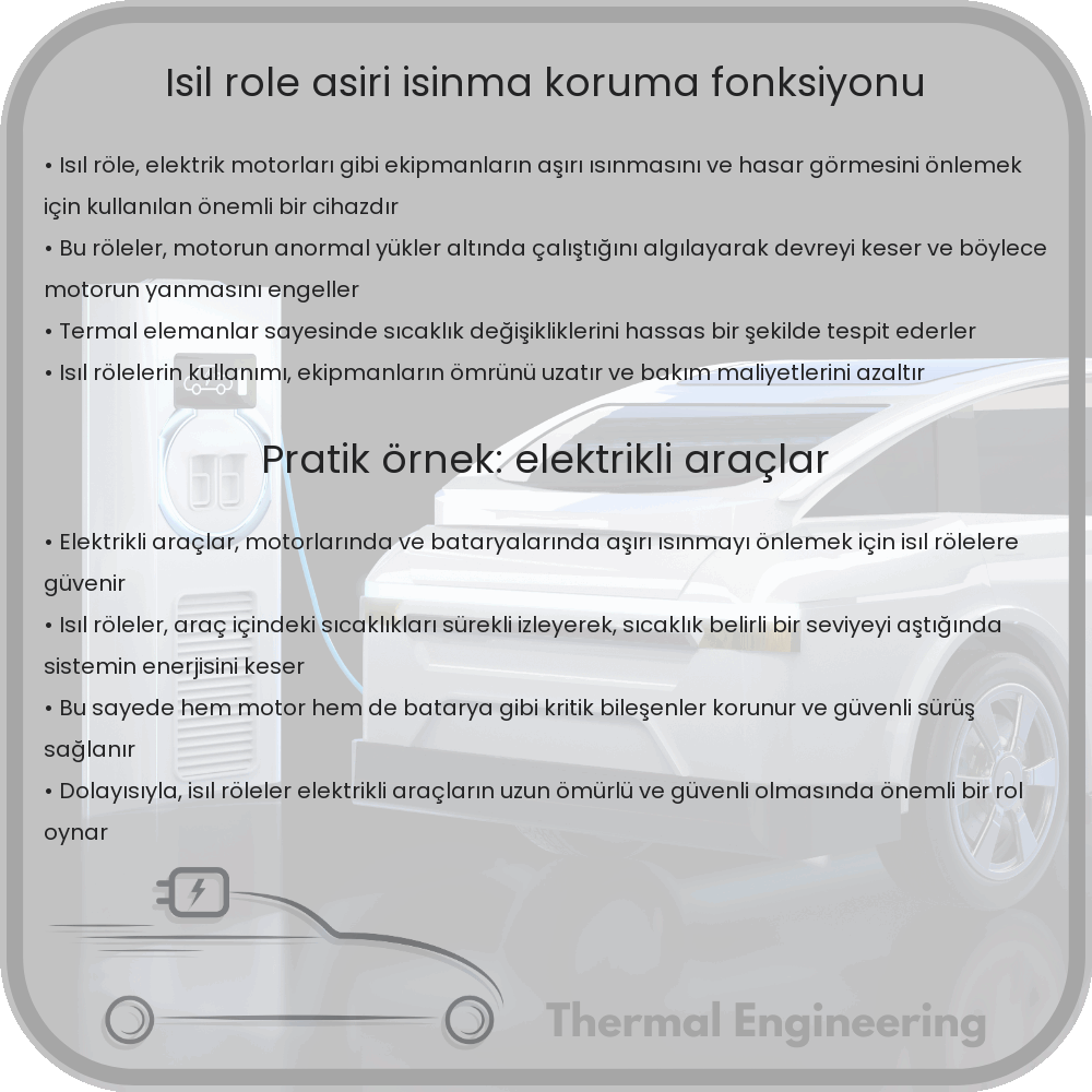 Isıl Röle | Aşırı Isınma Koruma Fonksiyonu
