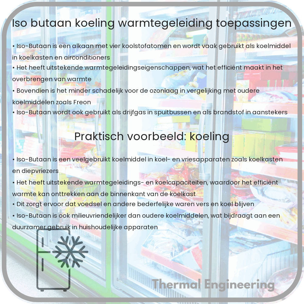 Iso-Butaan | Koeling, Warmtegeleiding & Toepassingen