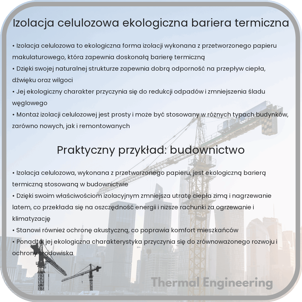 Izolacja Celulozowa | Ekologiczna Bariera Termiczna