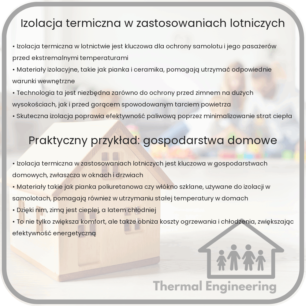 Izolacja termiczna w zastosowaniach lotniczych