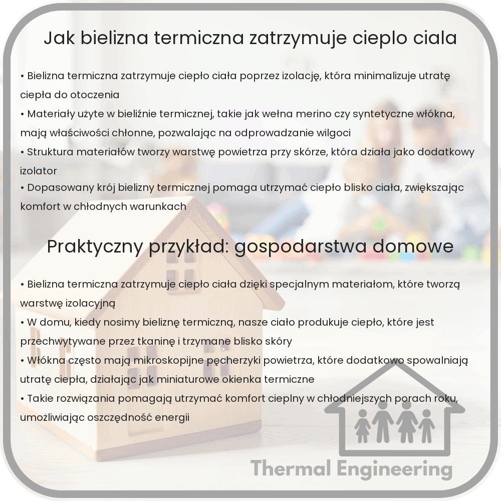 Jak bielizna termiczna zatrzymuje ciepło ciała