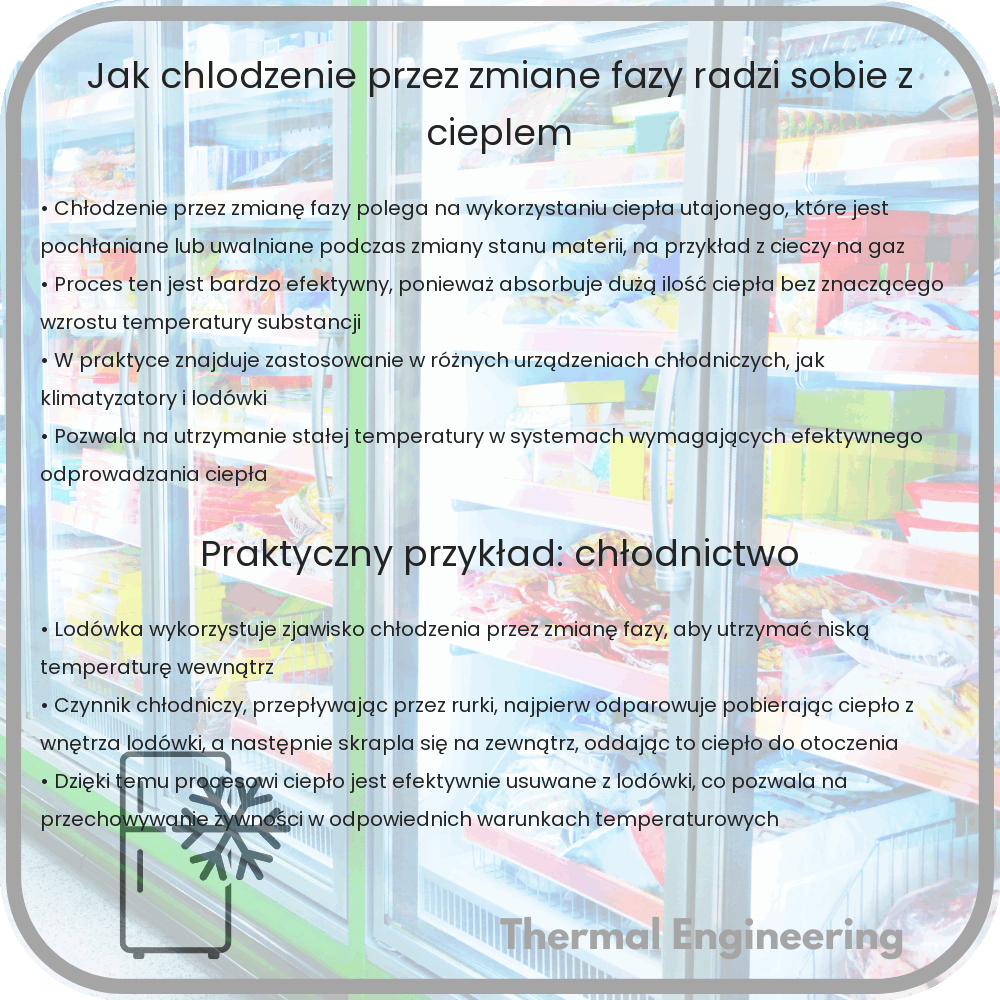 Jak chłodzenie przez zmianę fazy radzi sobie z ciepłem