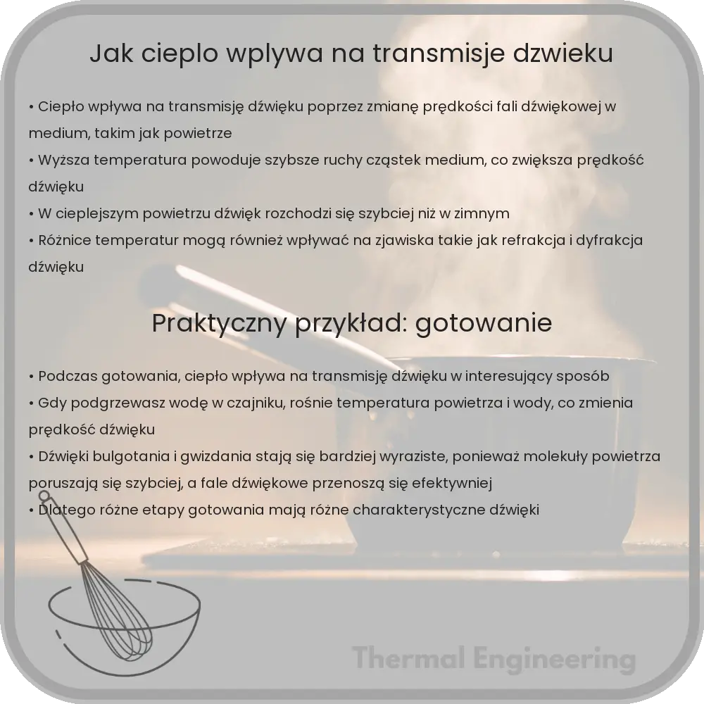 Jak ciepło wpływa na transmisję dźwięku
