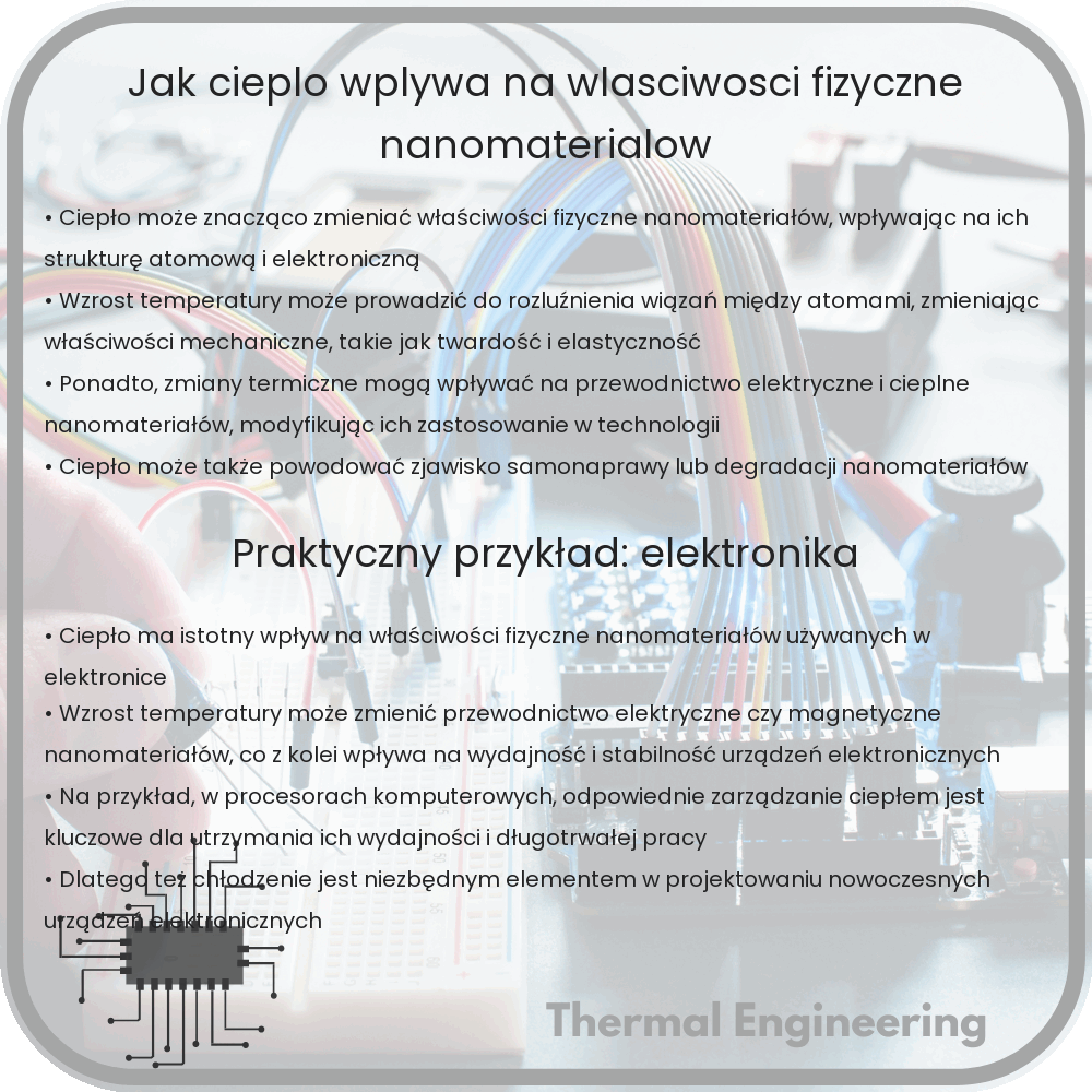 Jak ciepło wpływa na właściwości fizyczne nanomateriałów