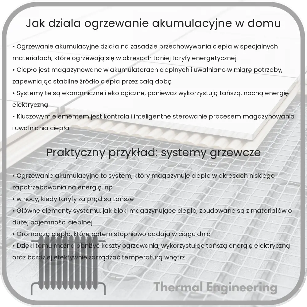 Jak działa ogrzewanie akumulacyjne w domu