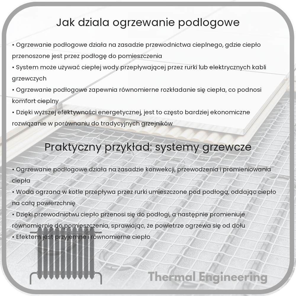 Jak działa ogrzewanie podłogowe?