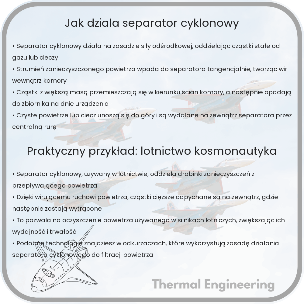 Jak działa separator cyklonowy
