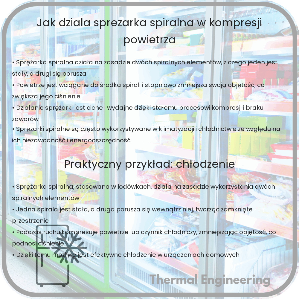 Jak działa sprężarka spiralna w kompresji powietrza