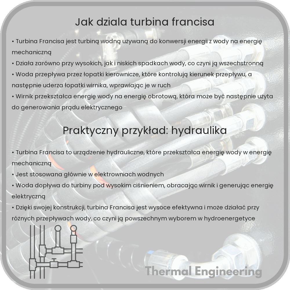 Jak działa turbina Francisa
