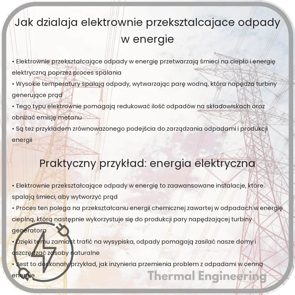 Jak działają elektrownie przekształcające odpady w energię
