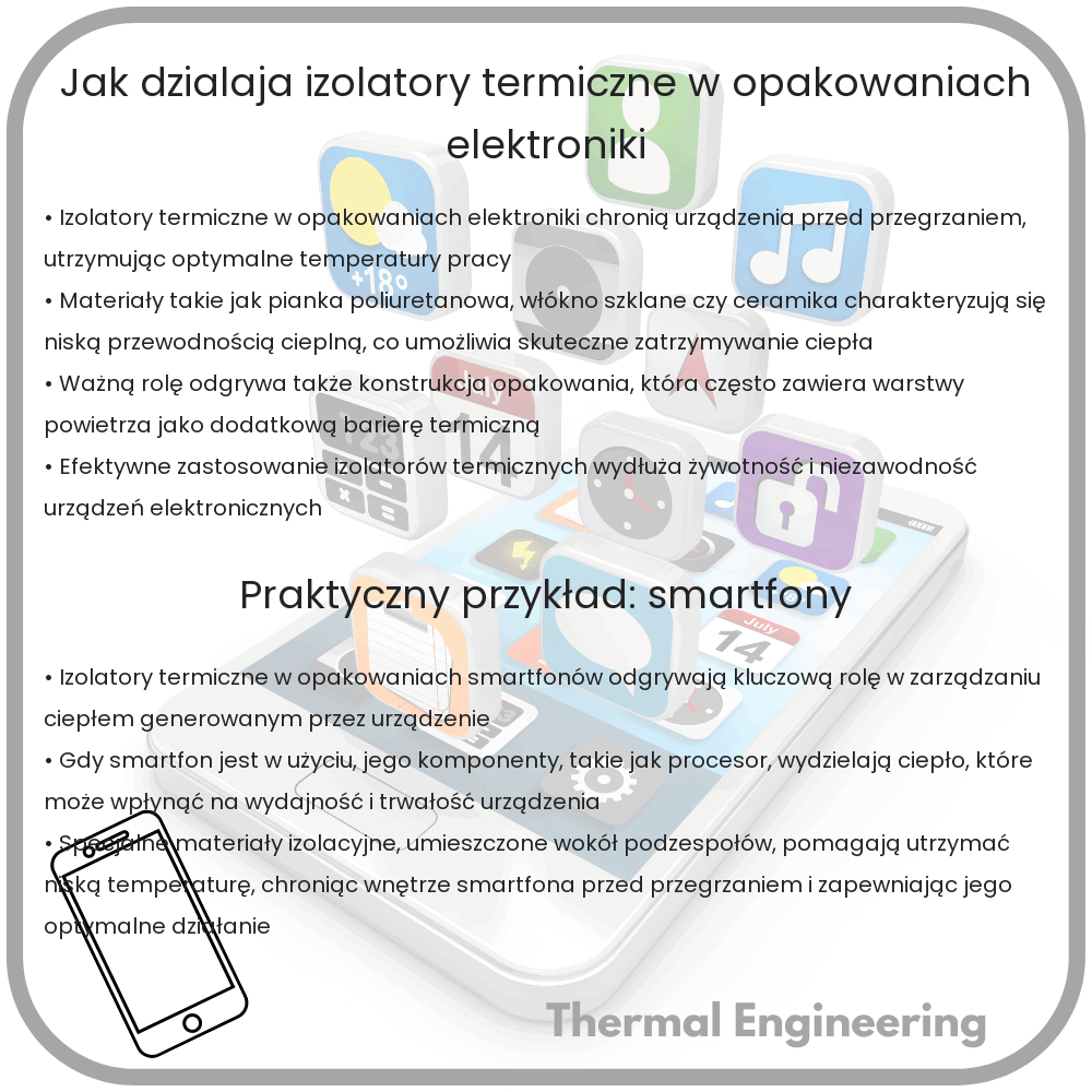 Jak działają izolatory termiczne w opakowaniach elektroniki