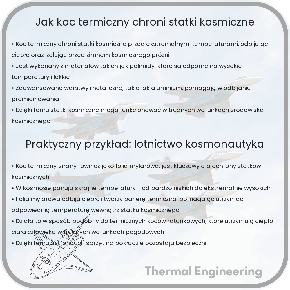 Jak koc termiczny chroni statki kosmiczne