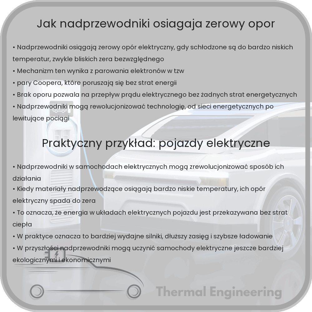 Jak nadprzewodniki osiągają zerowy opór