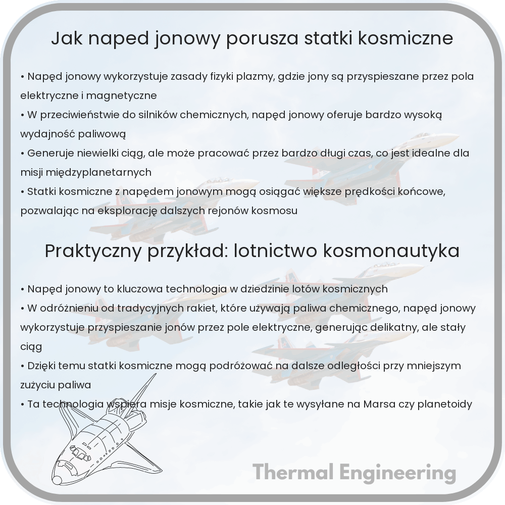 Jak napęd jonowy porusza statki kosmiczne