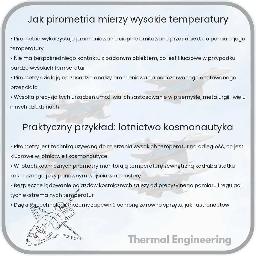 Jak pirometria mierzy wysokie temperatury