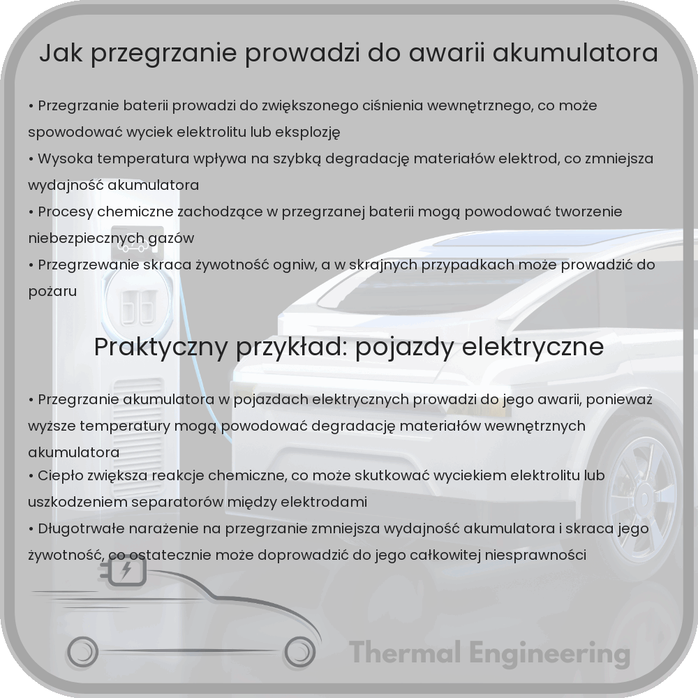 Jak przegrzanie prowadzi do awarii akumulatora