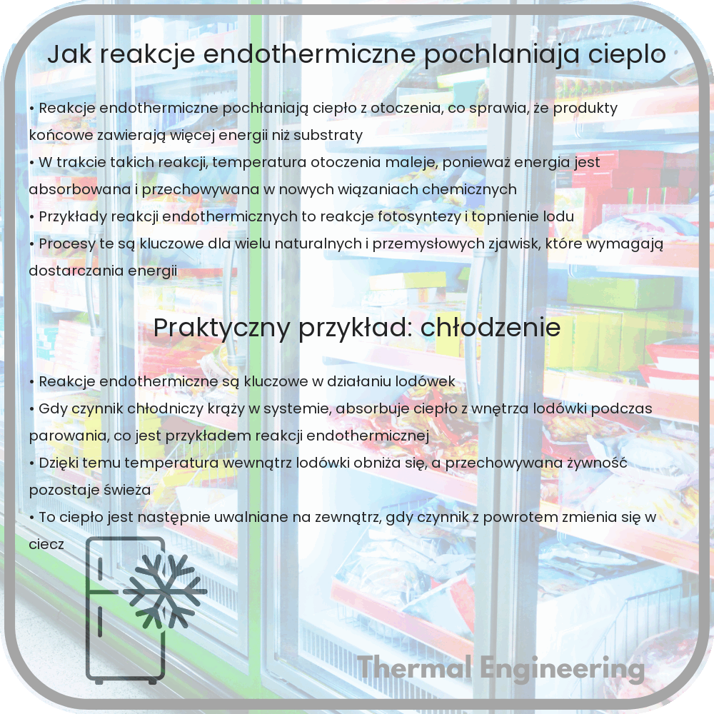 Jak reakcje endothermiczne pochłaniają ciepło